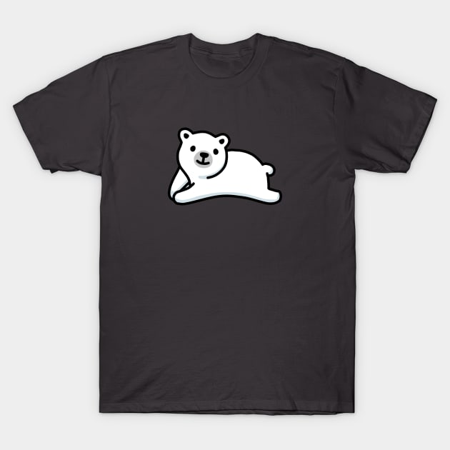 Polar Bear T-Shirt by littlemandyart